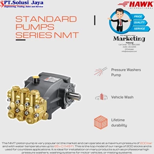 Pompa Piston Tekanan Tinggi Hawk Seri NMT – 200 Bar (Italia)