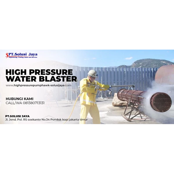  unit high pressure water jet 500 bar 21 lpm