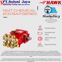 Pompa Piston NMT Chemical 200 Bar Series Brand Hawk Made In Italy