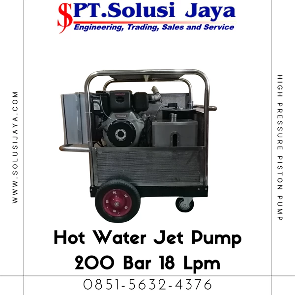 Hot water high pressure cleaners HAWK 200 bar 18 Lpm