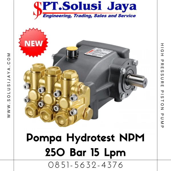 Pompa Hydrotest Hawk NPM 250 bar 15 lpm 3625 psi