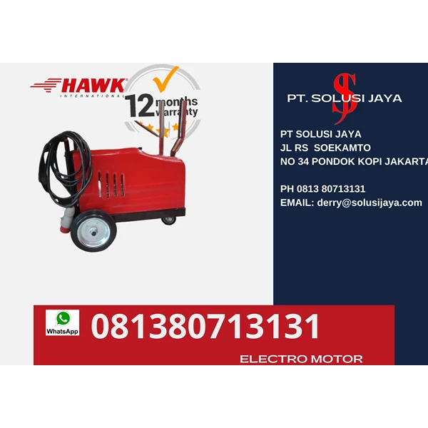 Pompa Hydrotest Hawk NPM 250 bar 15 lpm 3625 psi