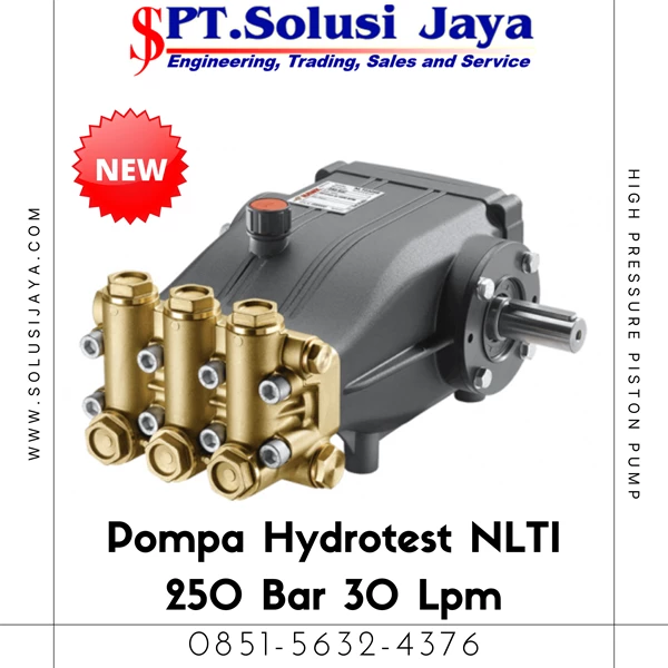 Pompa Hydrotest 250 bar 30 lpm 3650 psi hawk nlti