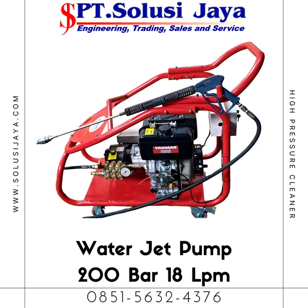 Water Jet Pump 200 bar 18 Lpm 2900 Psi Engine